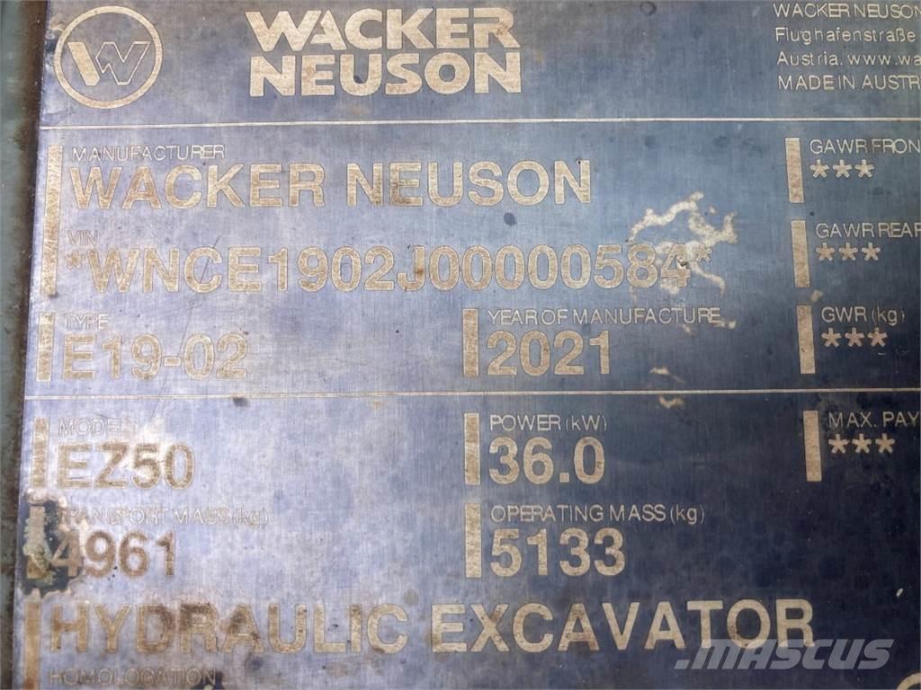 Wacker Neuson EZ50 Miniescavadeiras