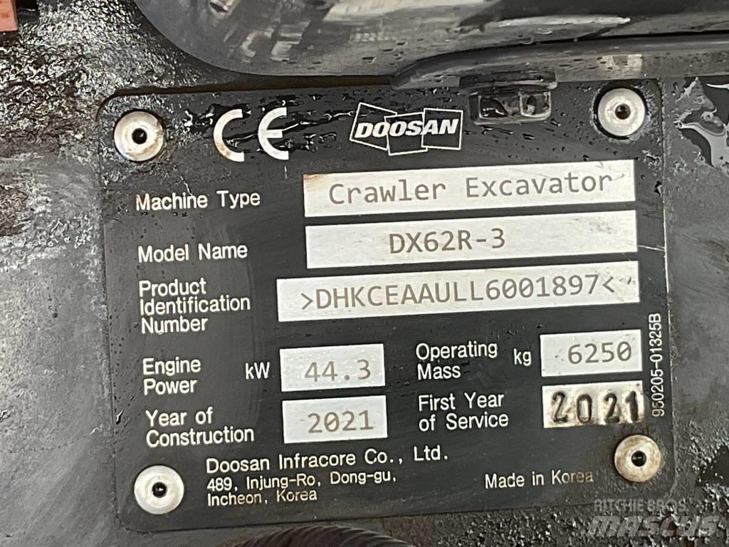 Doosan DX 62 R-3 Miniescavadeiras