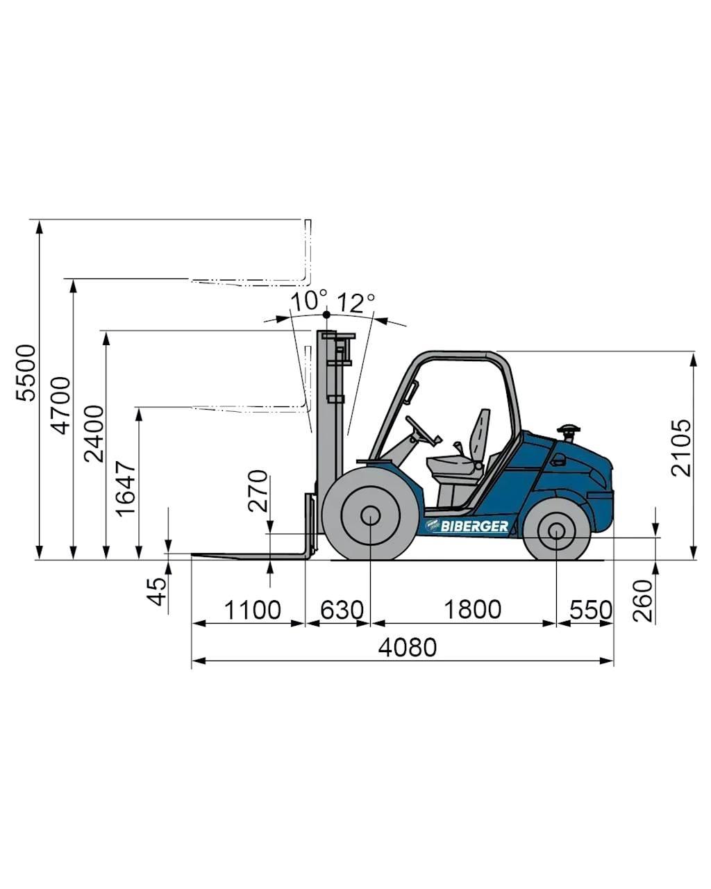 Manitou MSI 30 Empilhadores Diesel