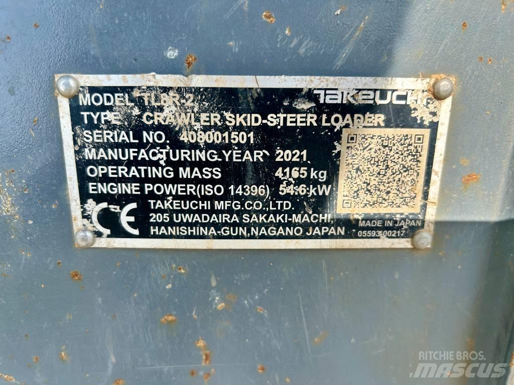 Takeuchi TL8R-2 Carregadoras de lagartas