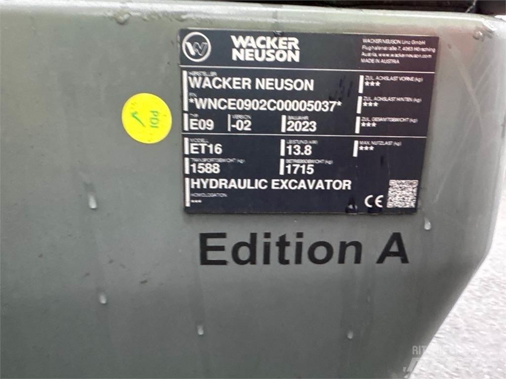 Wacker Neuson ET16 Escavadeiras de esteiras