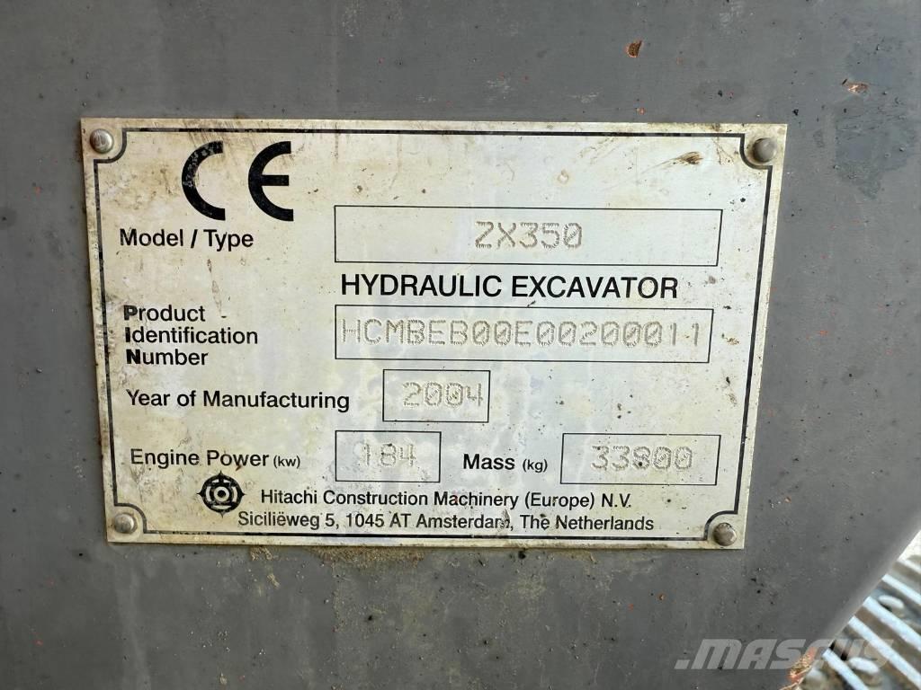 Hitachi ZX 350 Escavadeiras de esteiras