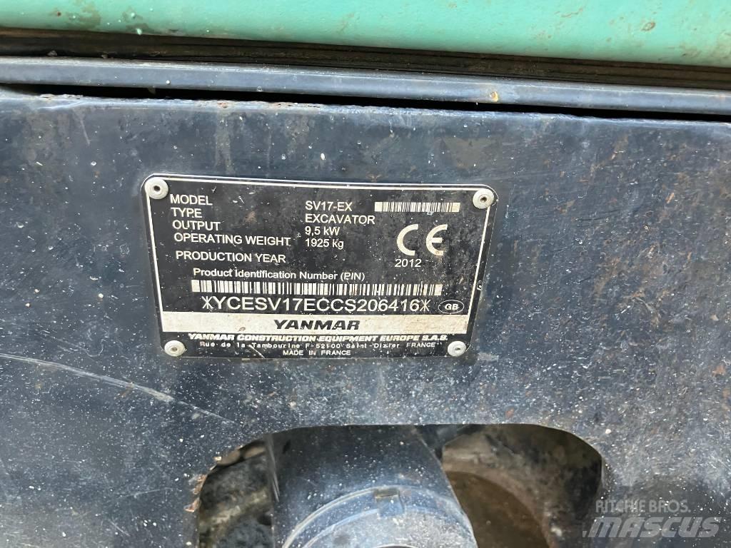 Yanmar SV 17 EX Miniescavadeiras
