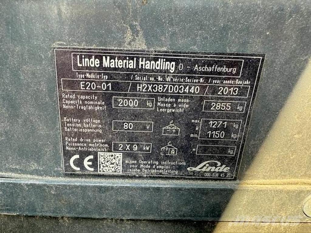 Linde E20-01 Empilhadores eléctricos