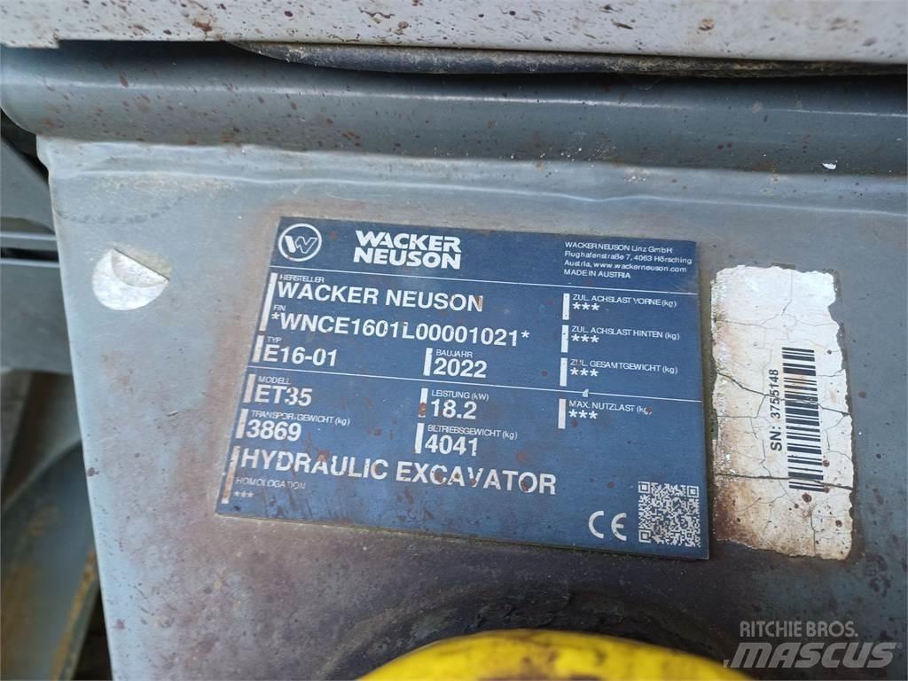 Wacker Neuson ET35 Escavadeiras de esteiras