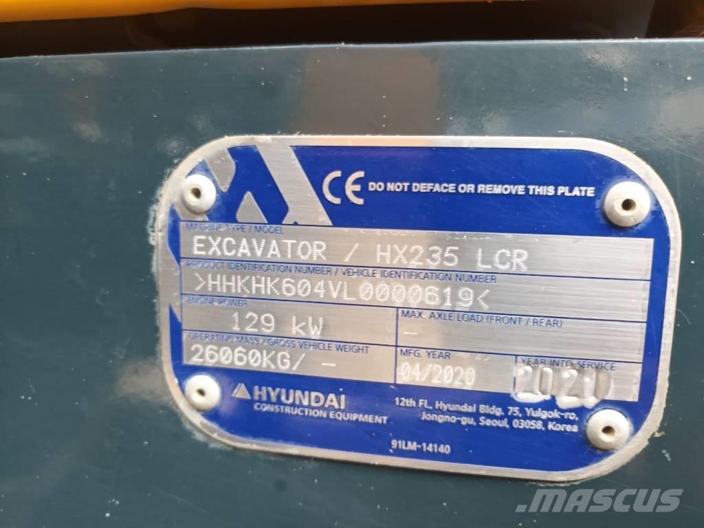 Hyundai HX 235 LCR Escavadeiras de esteiras