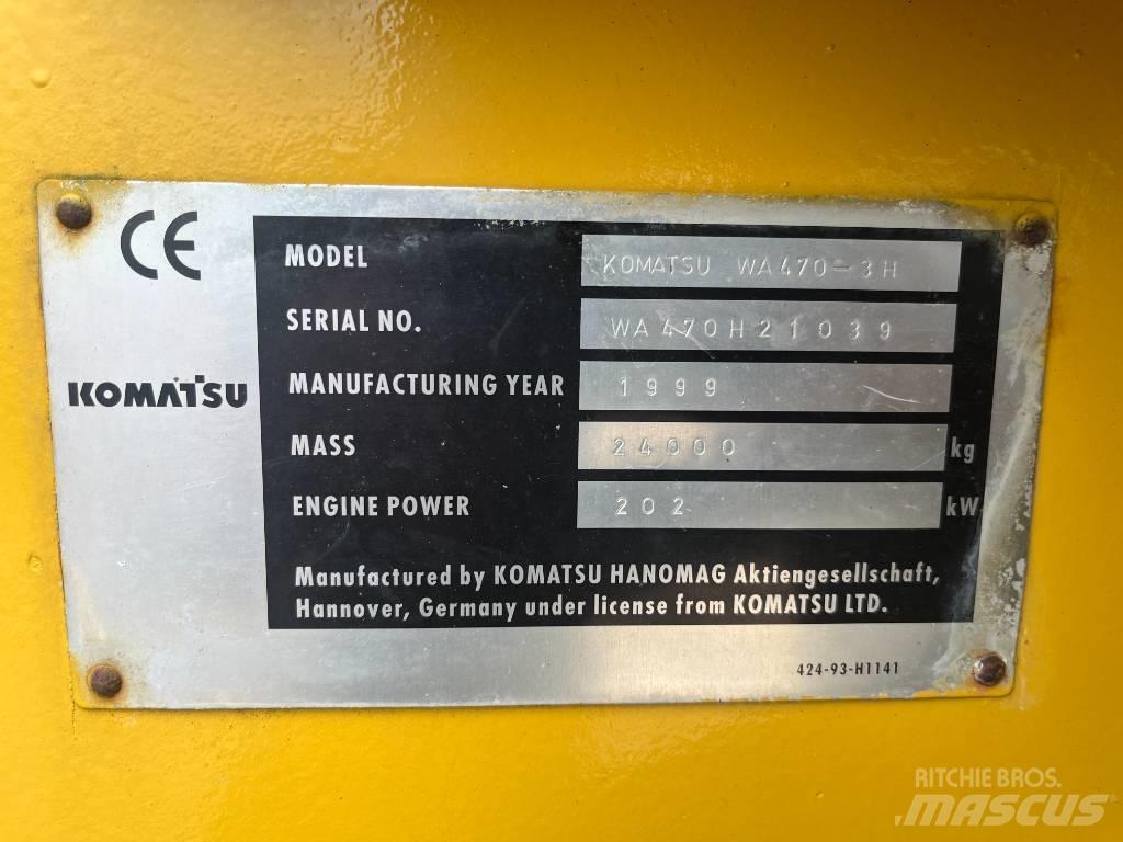 Komatsu WA 470-3H Carregadeiras de rodas