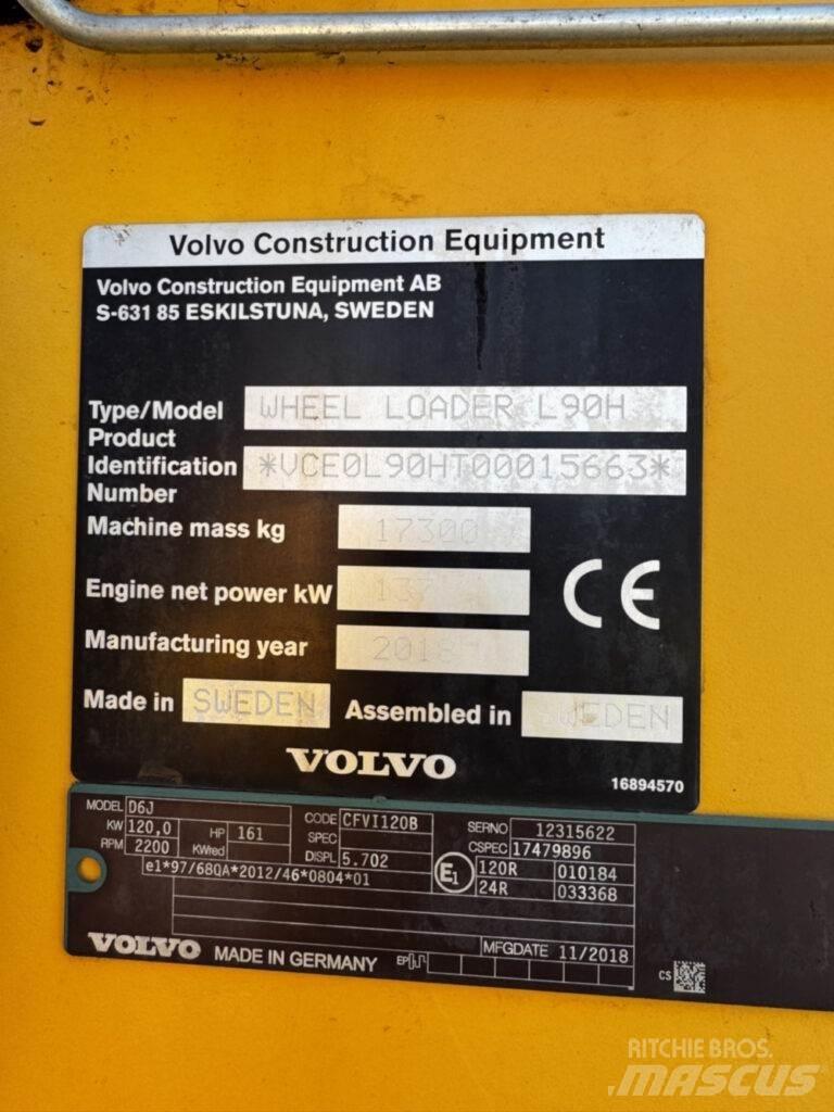 Volvo L90H Carregadeiras de rodas