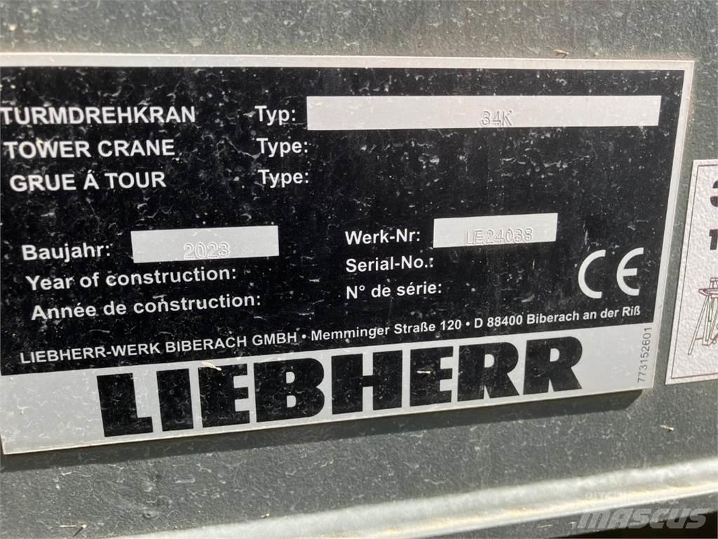 Liebherr 34K Gruas de construção