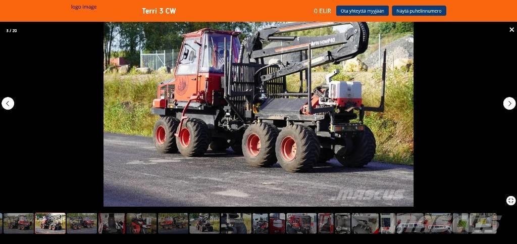 Terri 3 CV Ceifeiras debulhadoras