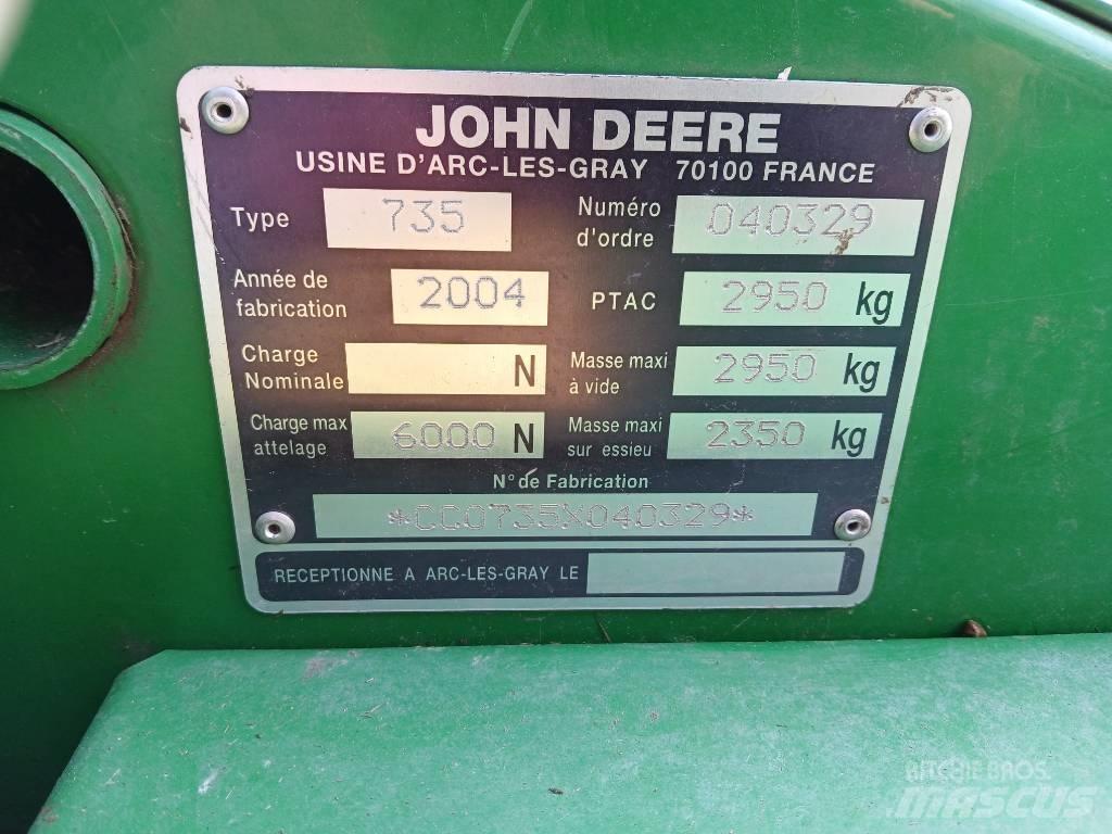 John Deere 735 Gadanheiras-Condicionadoras