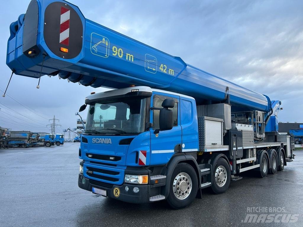 Scania P 450 Plataformas aéreas montadas em camião