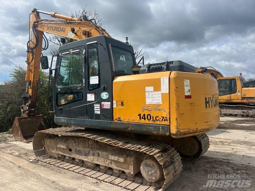 Hyundai 140LC-7A Escavadeiras de esteiras