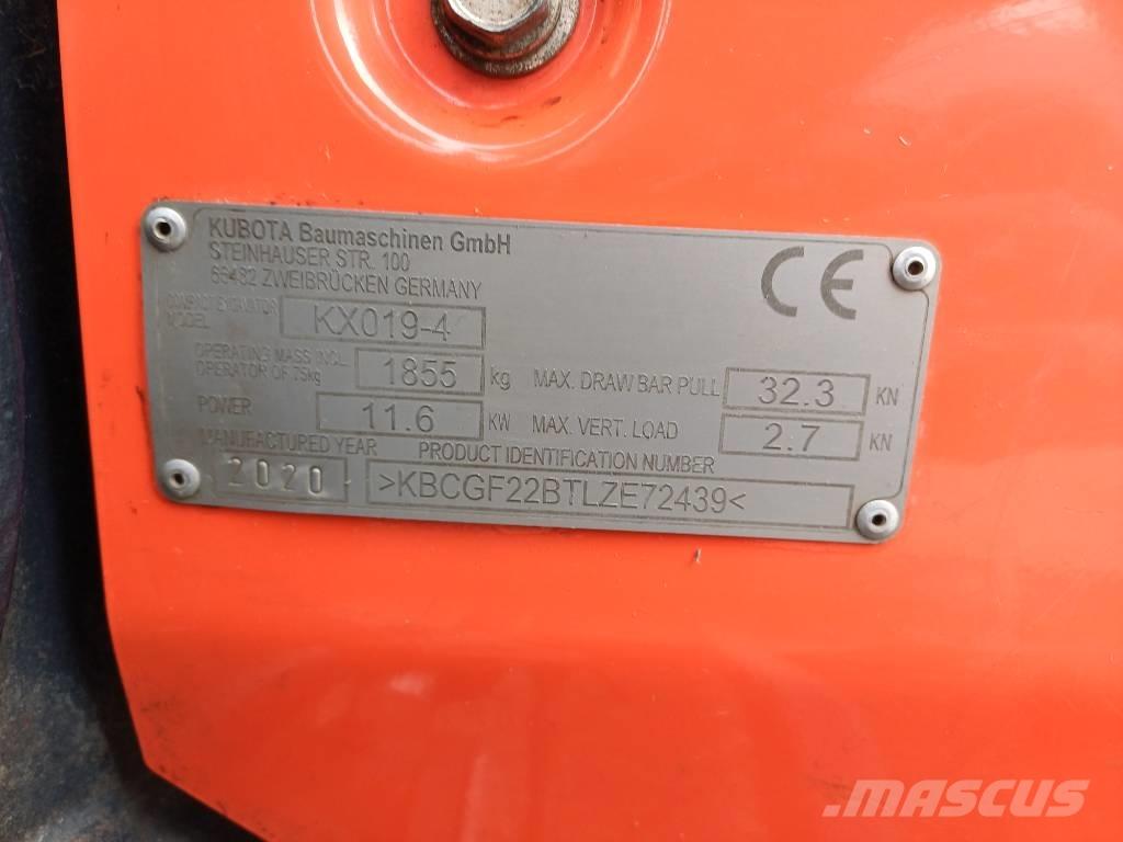 Kubota KX 019-4 Miniescavadeiras