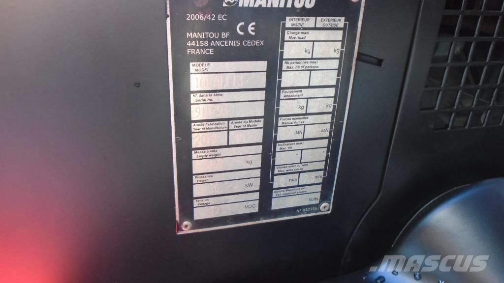 Manitou ATJ 160 Elevadores braços articulados