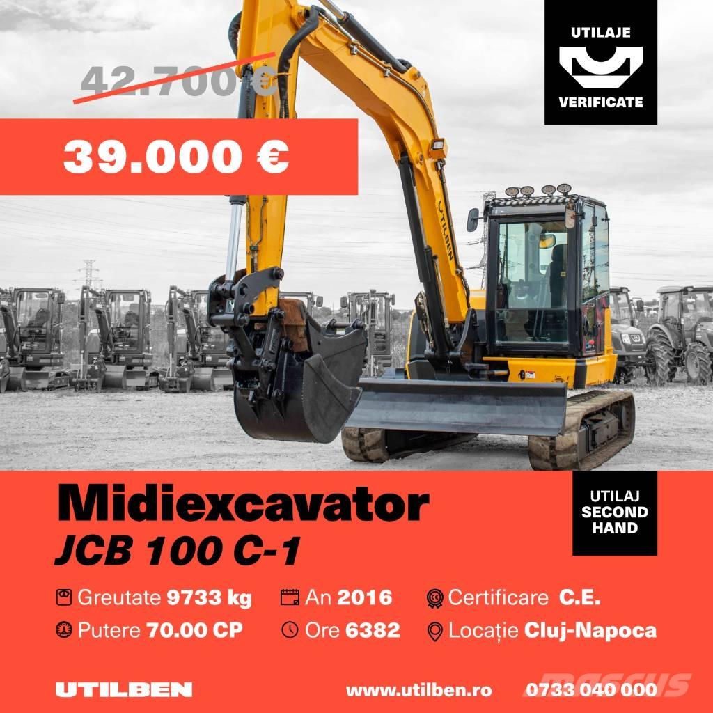 JCB 100 C-1 Escavadoras Midi 7t - 12t