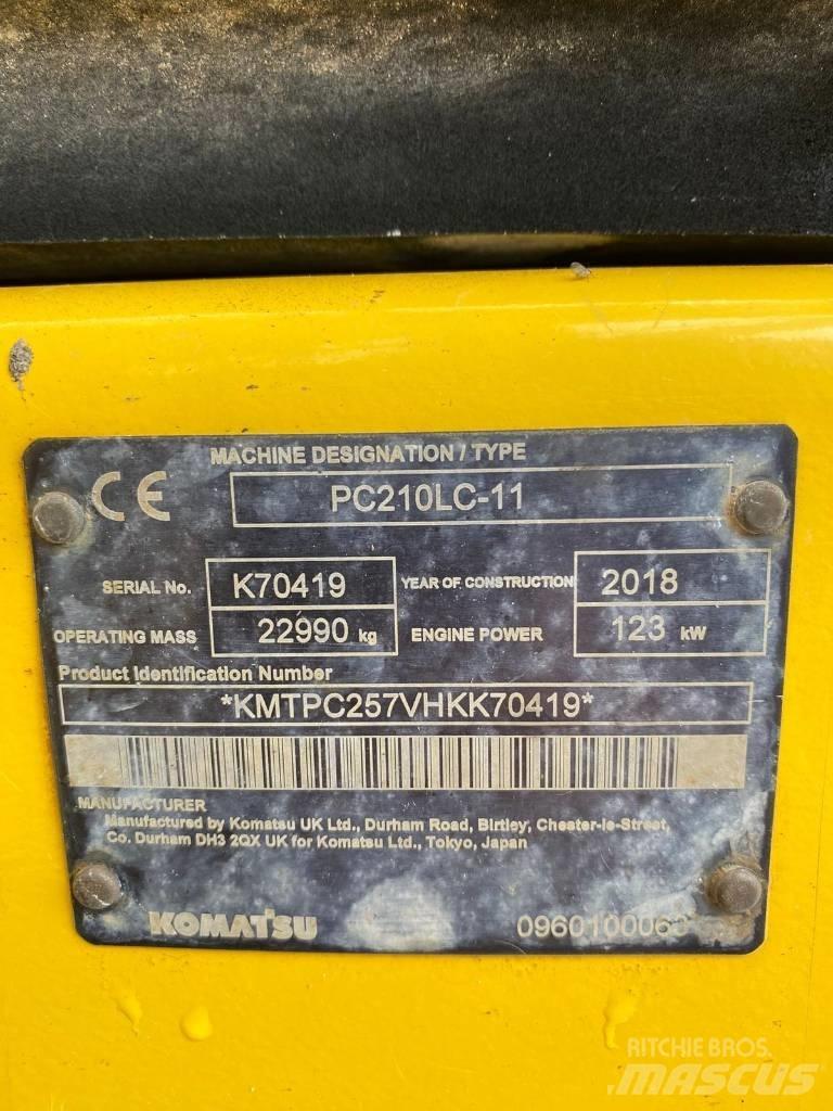 Komatsu PC 210 LC Escavadeiras de esteiras