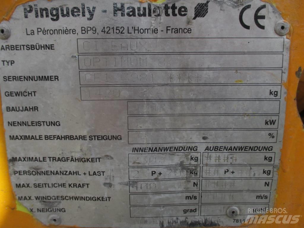 Haulotte Optimum  8 Elevadores de tesoura
