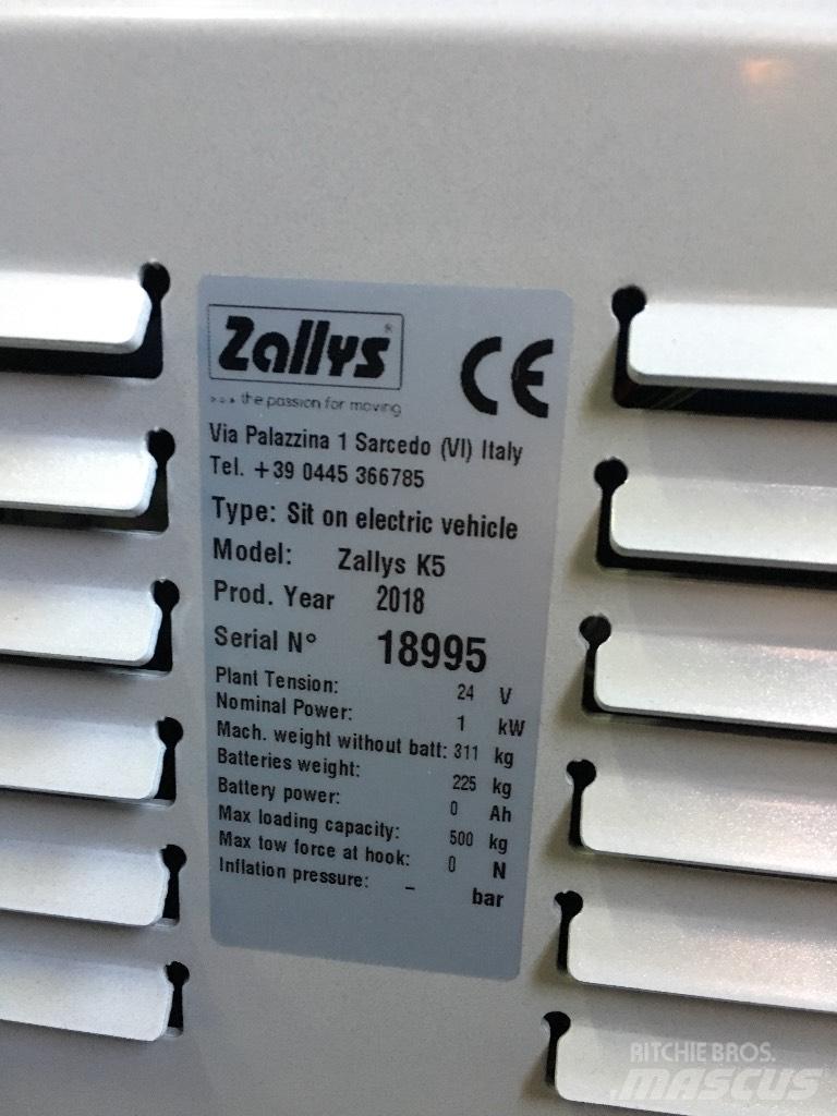  Zallys K5 Preparadoras de encomendas de baixa elevação