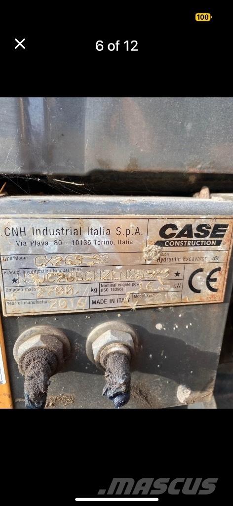 CASE CX 26 B ZTS Miniescavadeiras