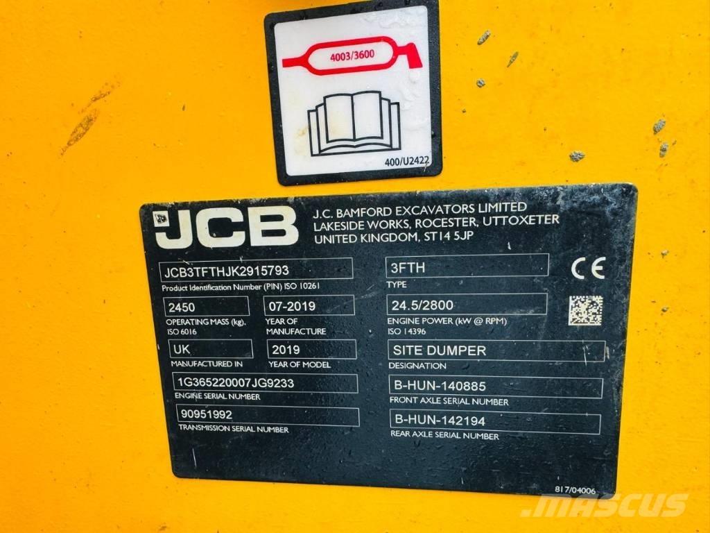 JCB 3 FTH Dumpers de obras