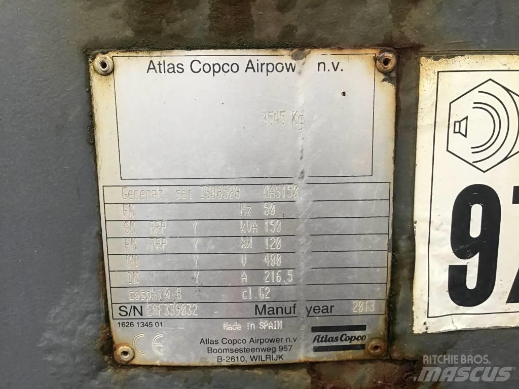 Atlas Copco QAS 150 Geradores Diesel