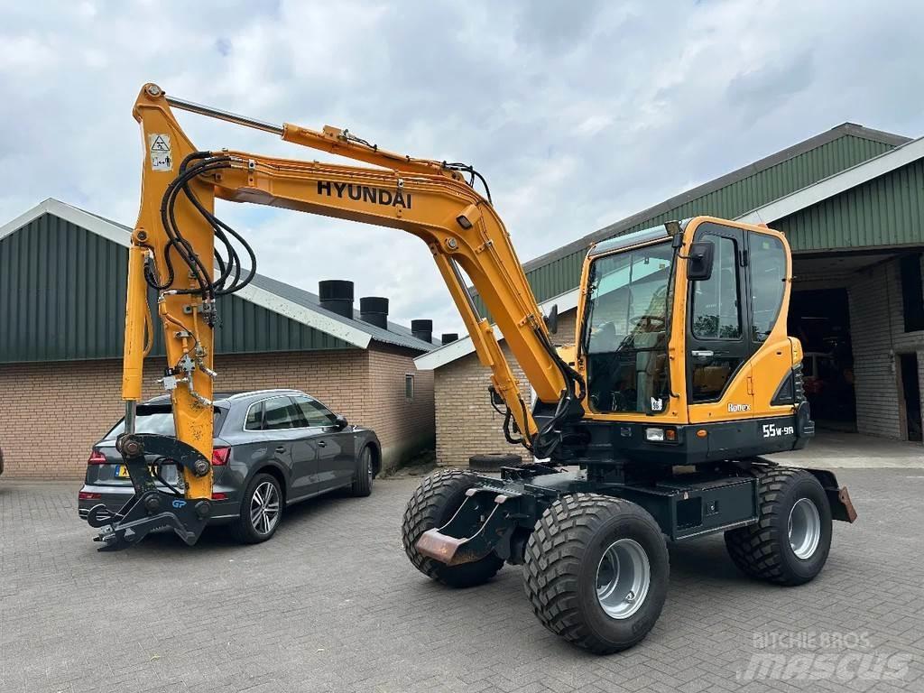 Hyundai 55W-9A Escavadoras de rodas
