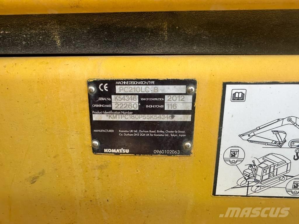 Komatsu PC 210 LC-8 Escavadeiras de esteiras