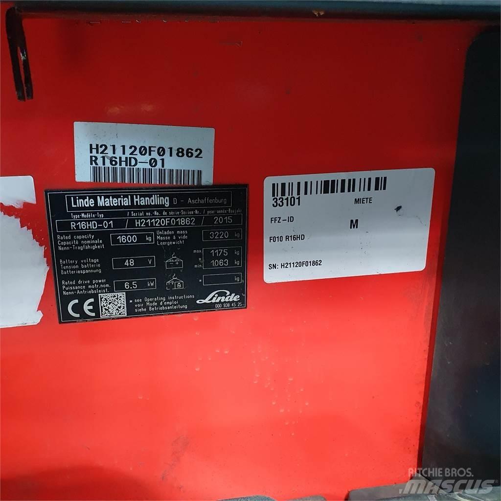 Linde R16HD Empilhadores Elevadores