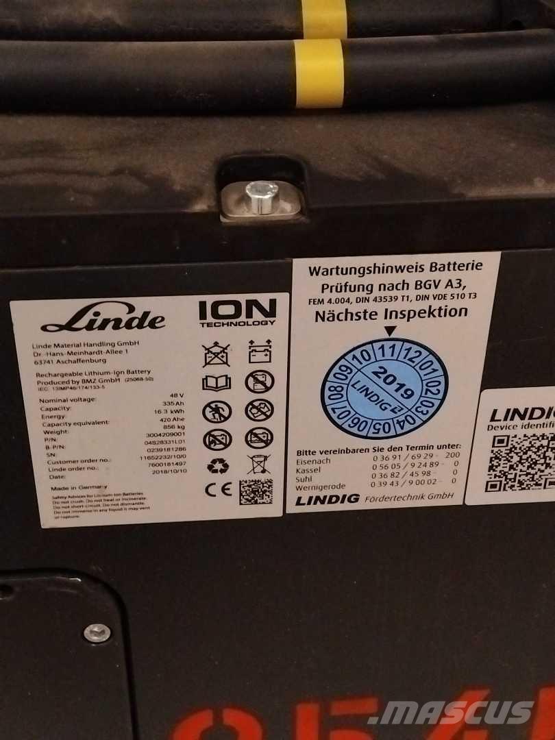 Linde E16 ION Empilhadores eléctricos