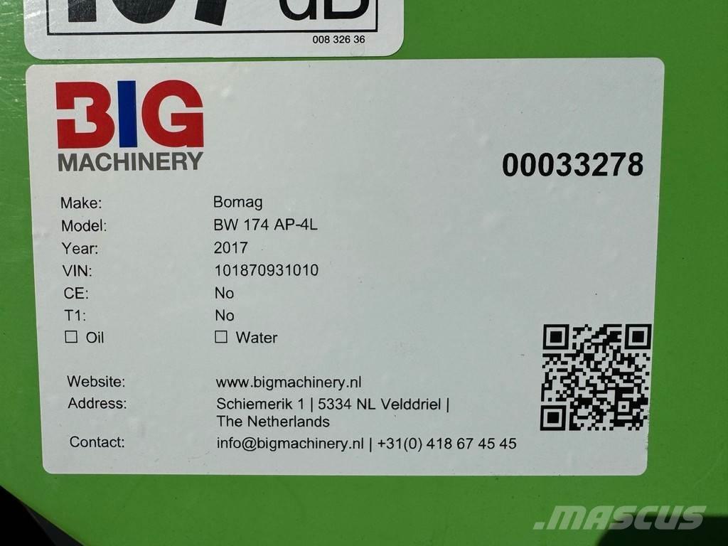 Bomag BW174 AP-4i Cilindros Compactadores tandem