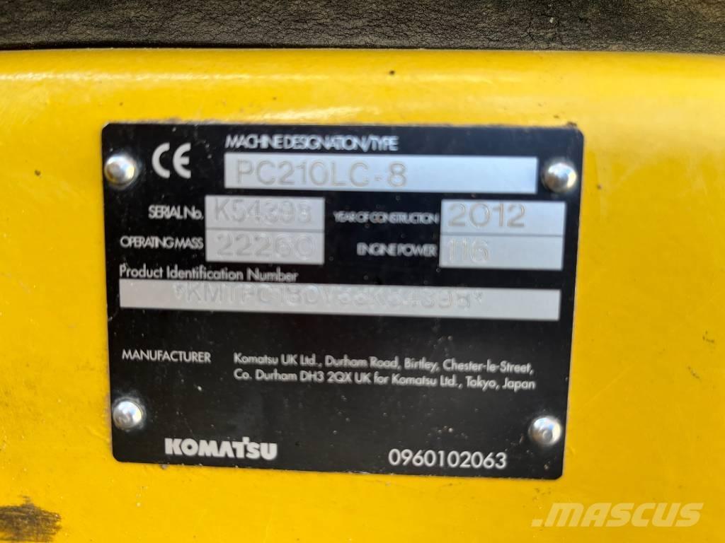 Komatsu PC 210 LC-8 Escavadeiras de esteiras