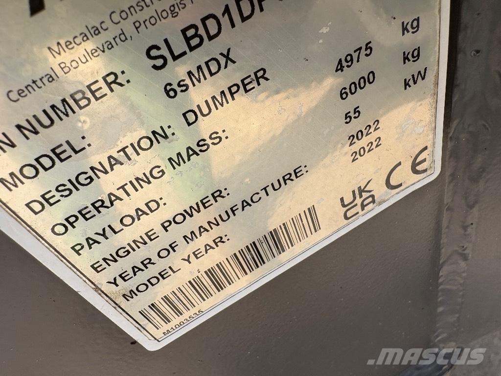 Mecalac 6 SMDX Dumpers de obras