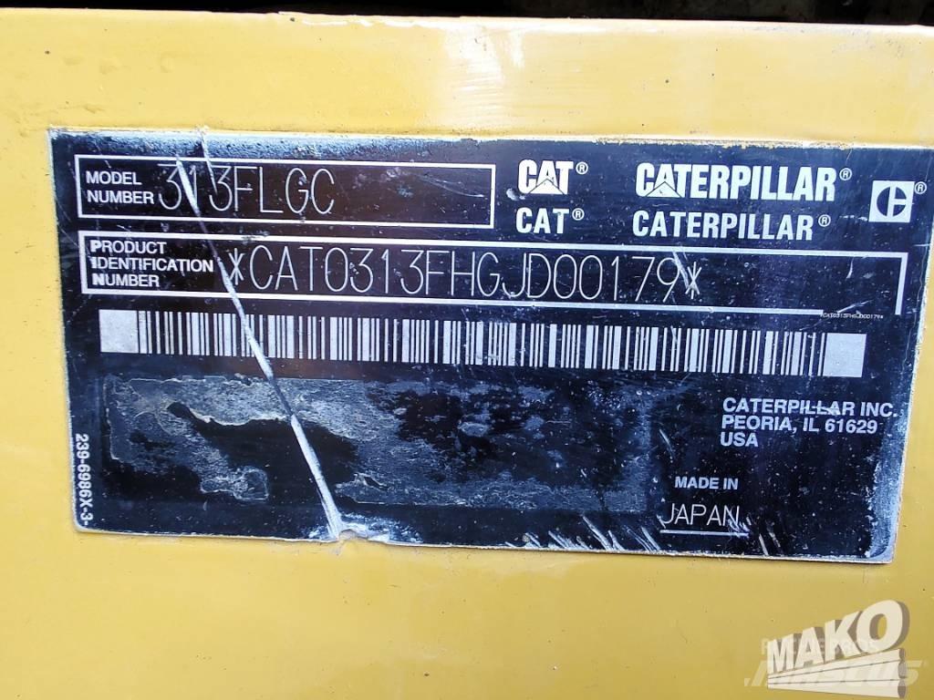 CAT 313 Escavadeiras de esteiras