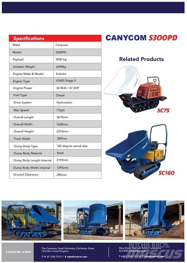 Canycom s300 Dumpers de rastos