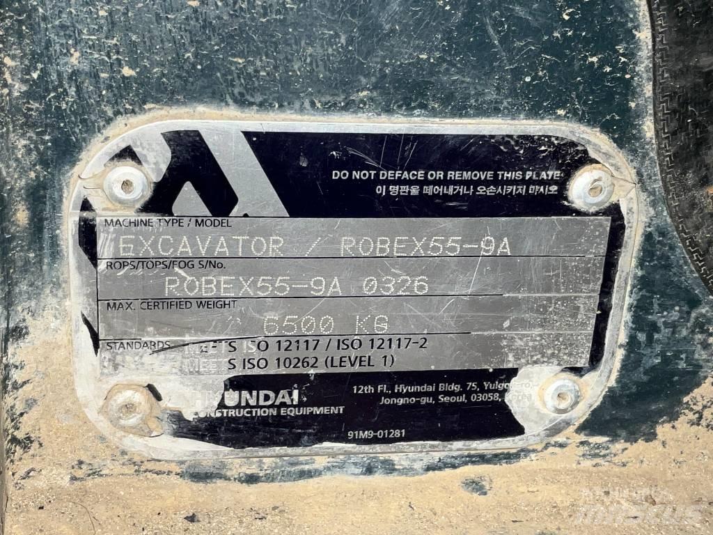 Hyundai Robex 55-9 A Cabina