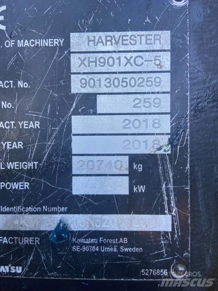 Komatsu 901XC Processadores florestais