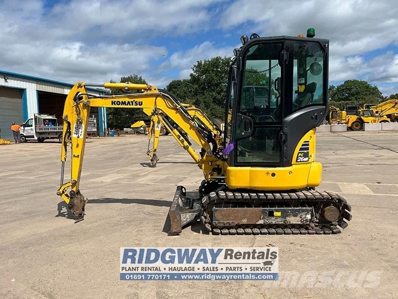 Komatsu PC 26 MR Miniescavadeiras