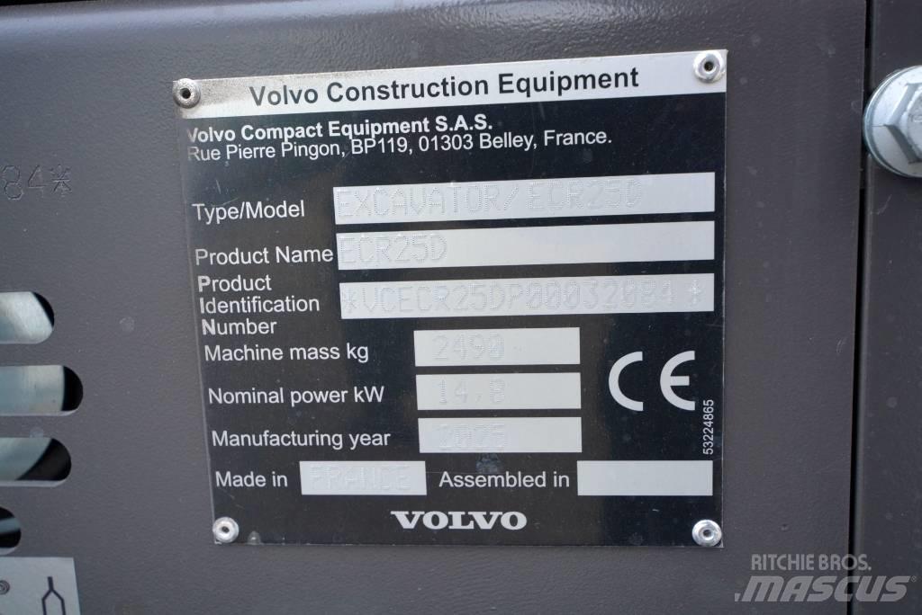 Volvo ECR 25 D Miniescavadeiras