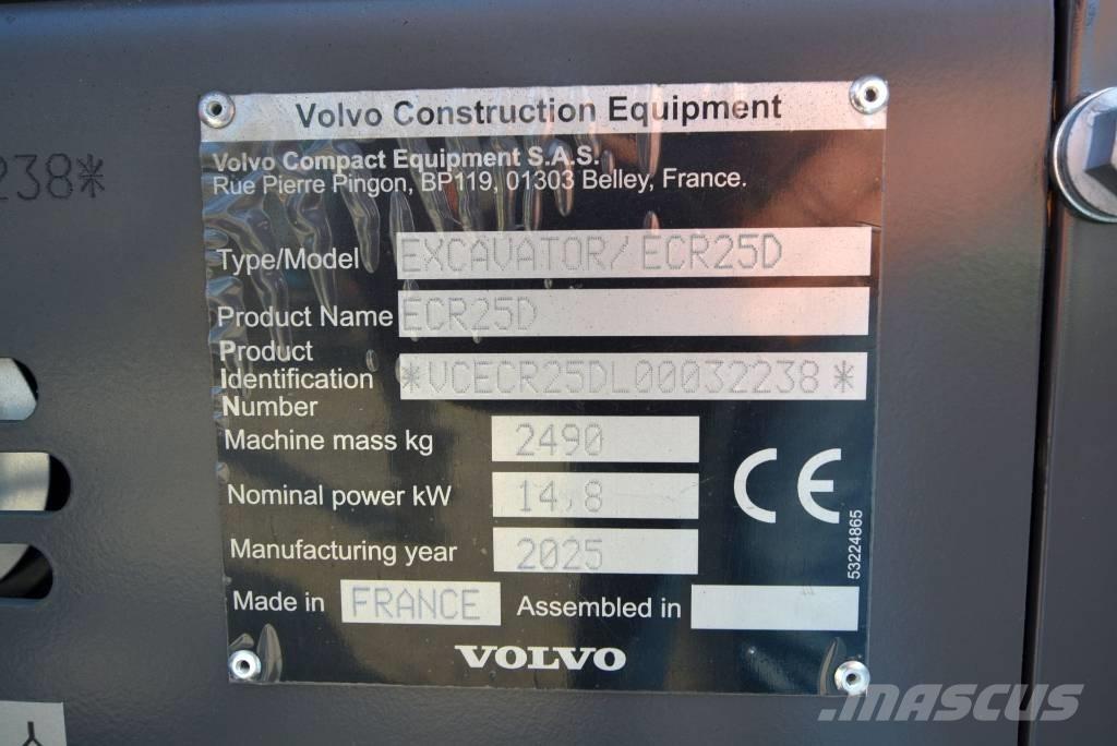 Volvo ECR 25 D Miniescavadeiras
