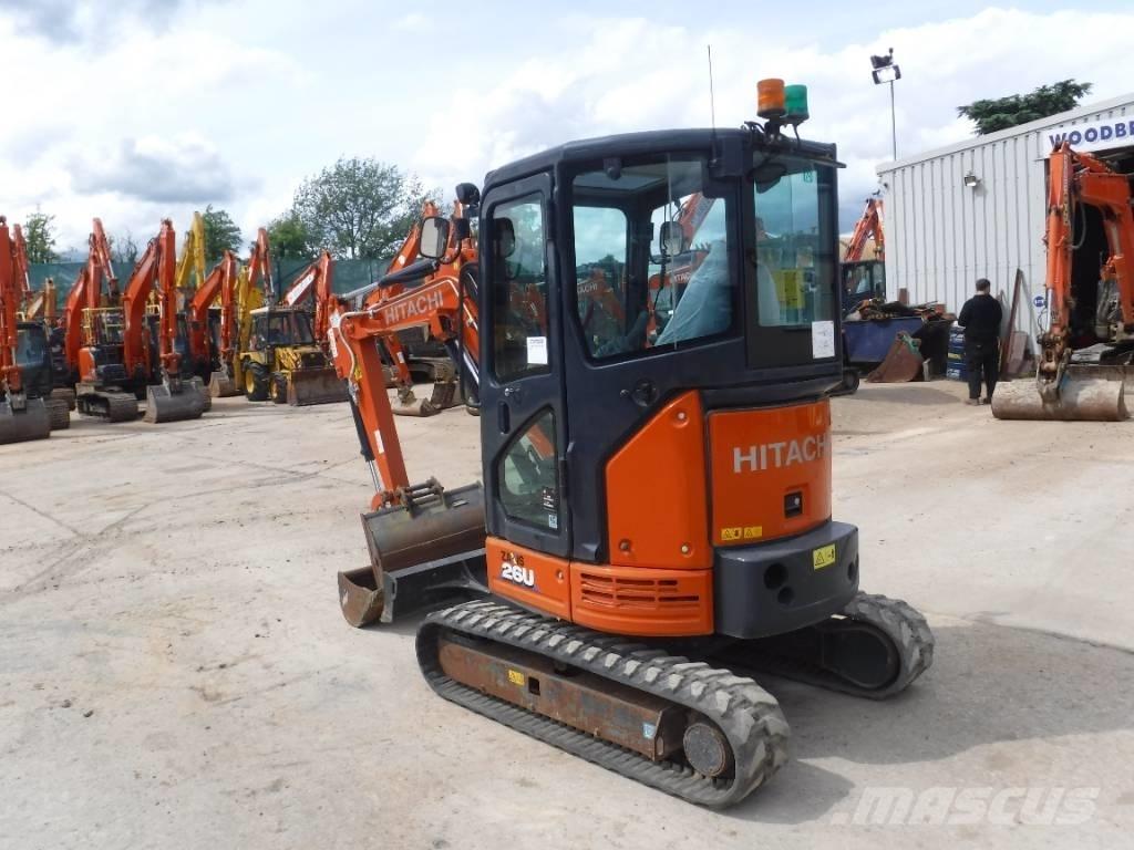 Hitachi ZX 26 U-6 Miniescavadeiras