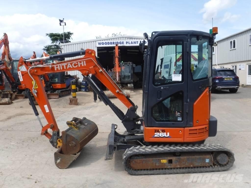 Hitachi ZX 26 U-6 Miniescavadeiras