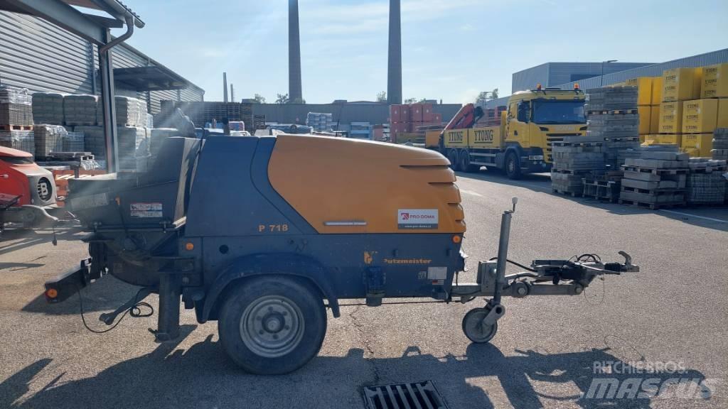 Putzmeister P 718 TD Bombas de betonagem