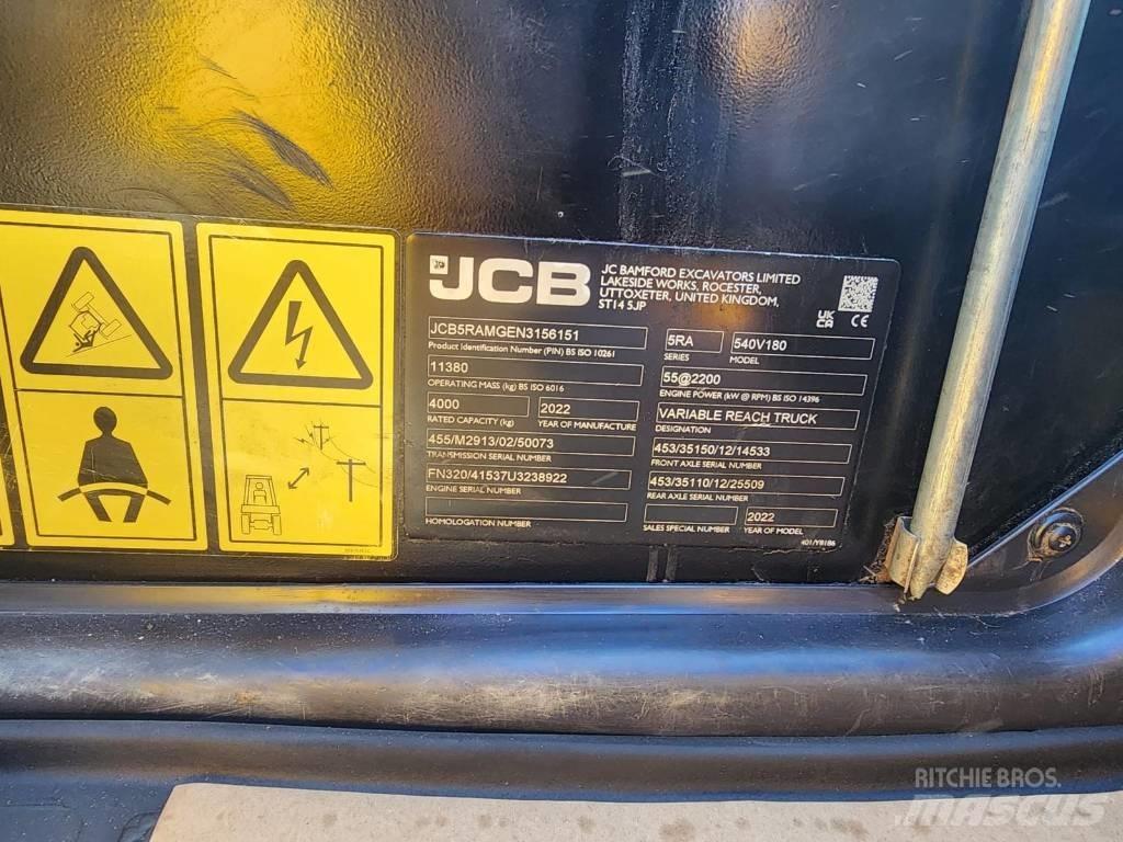 JCB 540-180 Manipulador telescópico