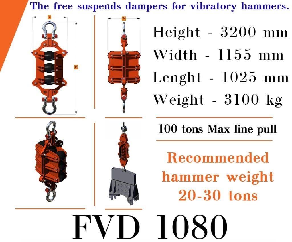  Finaros FVD 1080 Martelos de empilhamento hidráulico