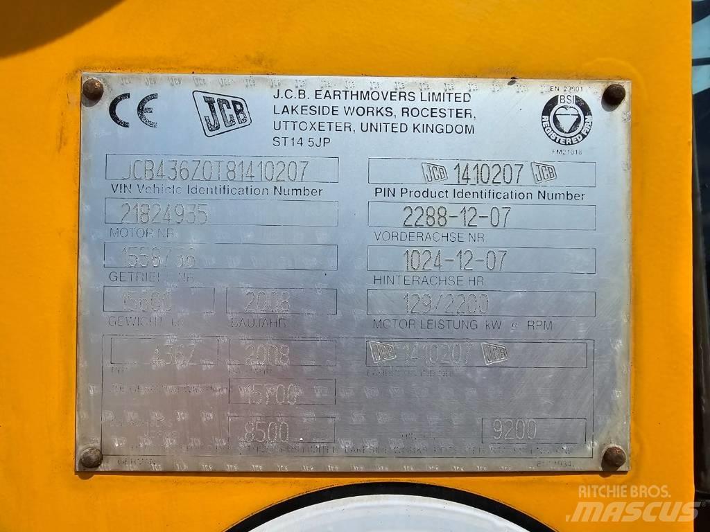 JCB 436 ZX Carregadeiras de rodas