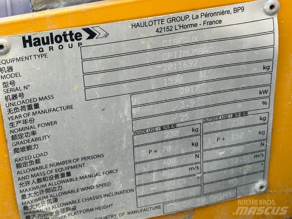Haulotte OPTIMUM 8 Elevadores de tesoura