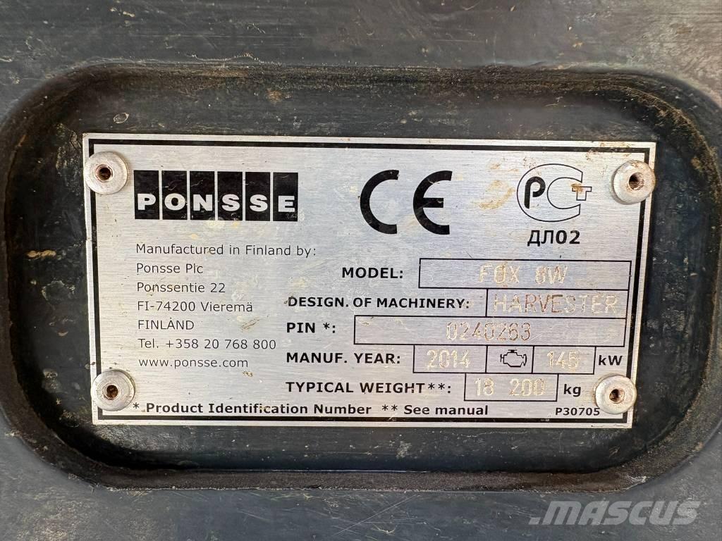 Ponsse Fox Processadores florestais