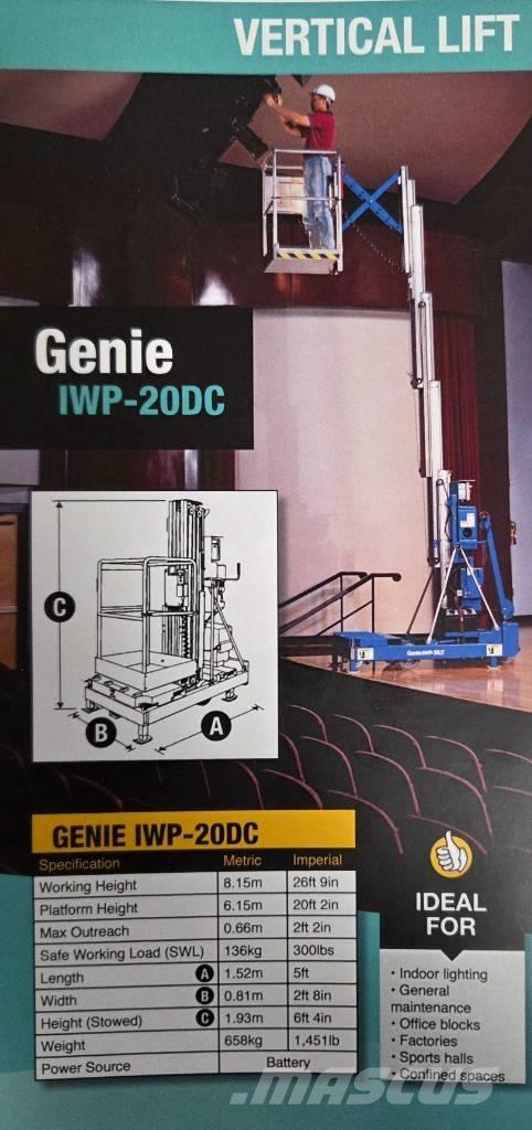Genie IWP 20 S Plataformas de Mastro Vertical