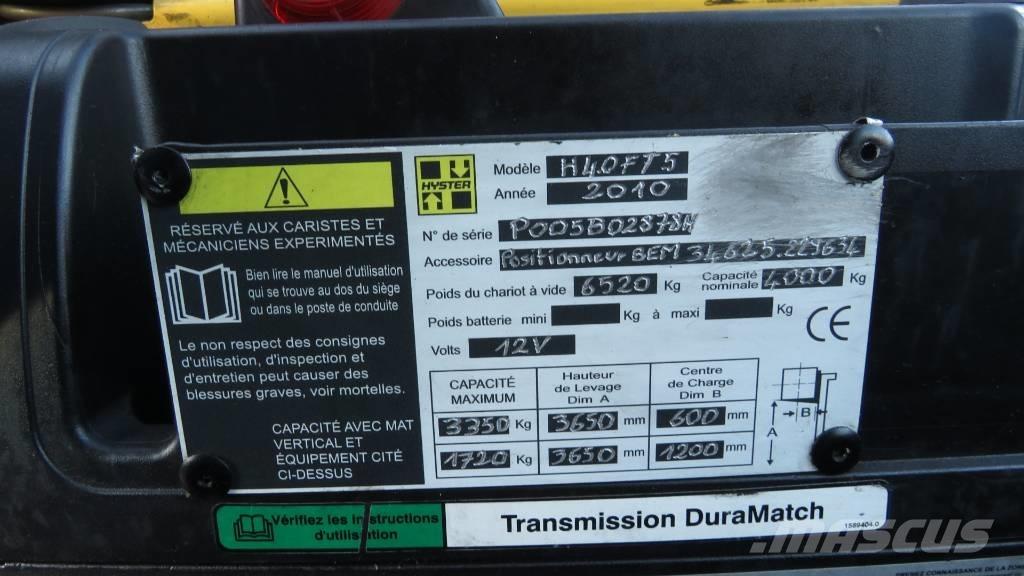 Hyster H4.0FT5 Empilhadores a gás